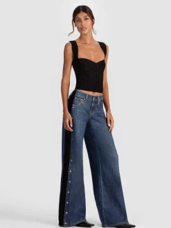 Alice and Olivia CROP TOPS*ADRIANNA KNIT CORSET