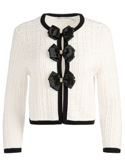 Alice and Olivia CARDIGANS*AKIRA BOW CARDIGAN
