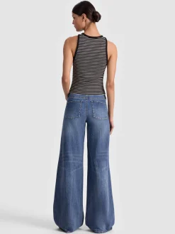Alice and Olivia TANKS*ALLEN EMBROIDERED TANK TOP