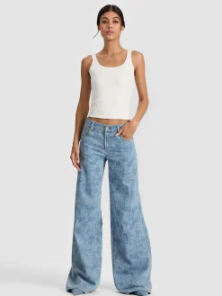 Alice and Olivia JEANS*AMAZING PAISLEY JEAN