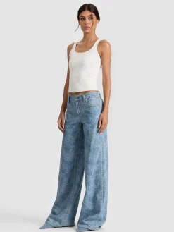 Alice and Olivia JEANS*AMAZING PAISLEY JEAN