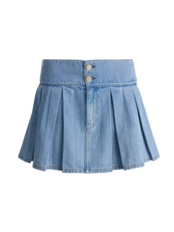 Alice and Olivia MINI*AMY DENIM MINI SKIRT