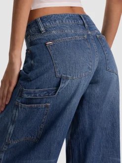 Alice and Olivia JEANS*ANDIE CARPENTER BARREL JEAN