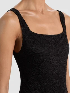 Alice and Olivia BODYSUITS*ANNIKA LACE BODYSUIT
