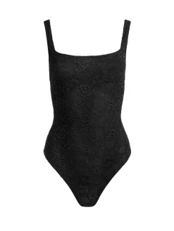 Alice and Olivia BODYSUITS*ANNIKA LACE BODYSUIT