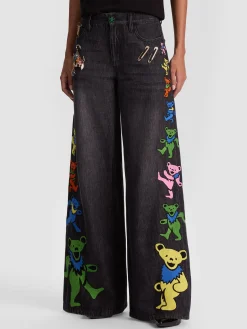 Alice and Olivia JEANS*A+O X GRATEFUL DEAD AMAZING JEAN