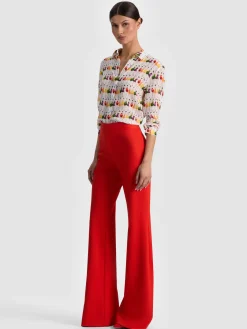 Alice and Olivia BLOUSES*A+O X GRETCHEN ROEHRS WILLA SILK BLOUSE