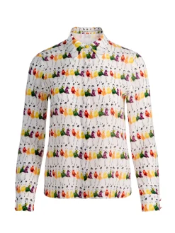 Alice and Olivia BLOUSES*A+O X GRETCHEN ROEHRS WILLA SILK BLOUSE