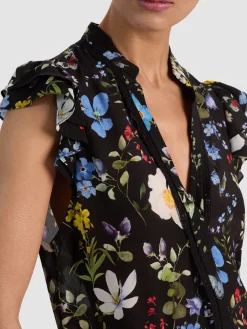Alice and Olivia BLOUSES*ARLETTE SILK BLOUSE