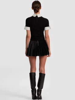 Alice and Olivia PULLOVERS*ASTER COLLARED PULLOVER