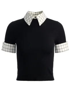 Alice and Olivia PULLOVERS*ASTER COLLARED PULLOVER