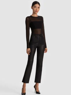 Alice and Olivia BODYSUITS*BANDEAU LONG SLEEVE BODYSUIT