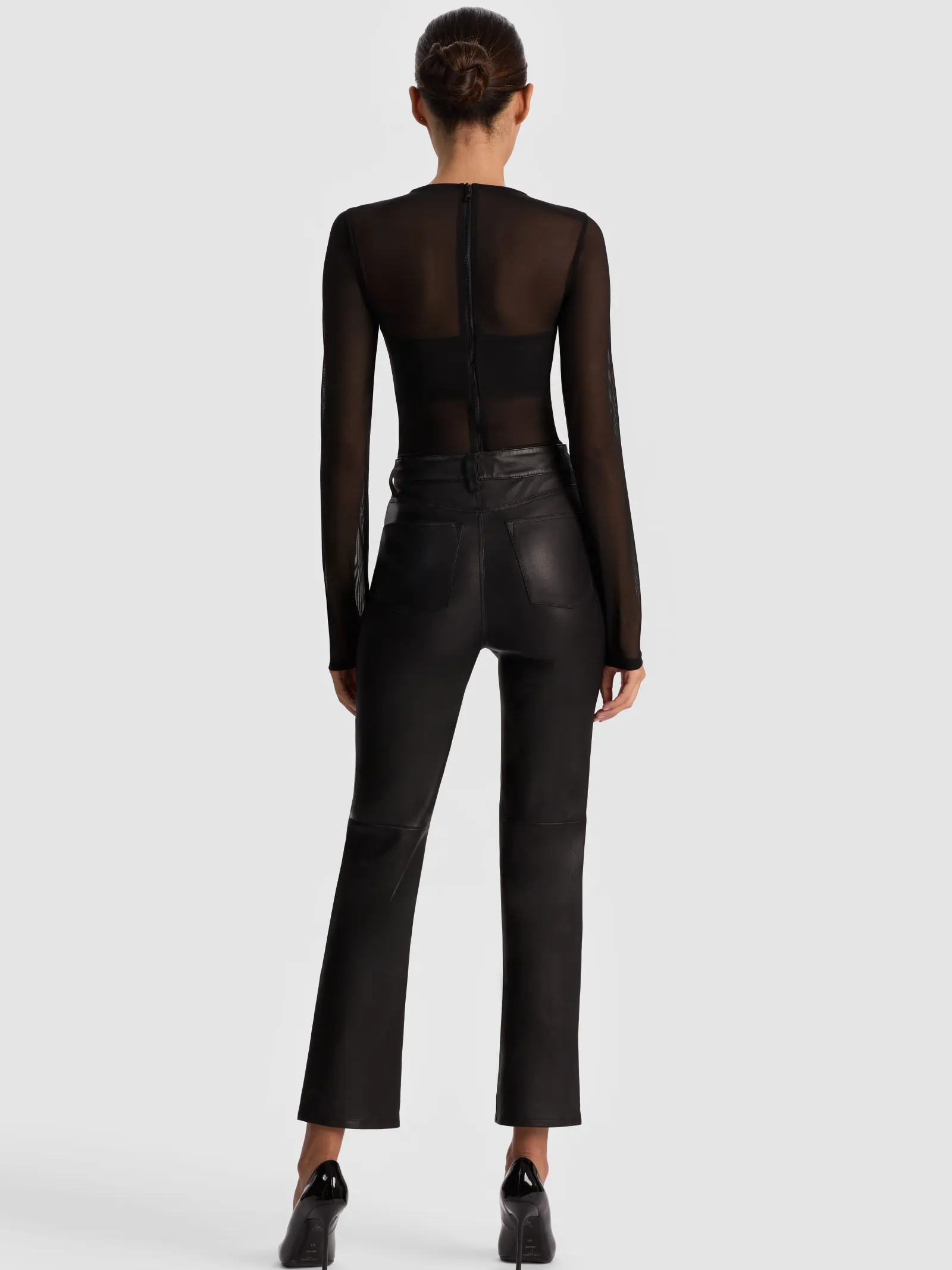 Alice and Olivia BODYSUITS*BANDEAU LONG SLEEVE BODYSUIT