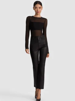 Alice and Olivia BODYSUITS*BANDEAU LONG SLEEVE BODYSUIT