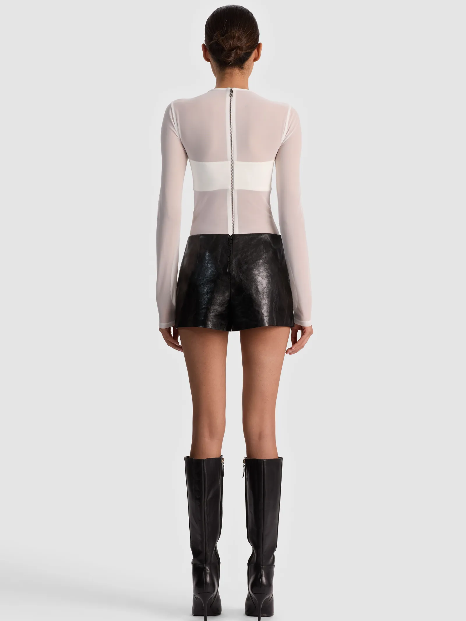 Alice and Olivia BODYSUITS*BANDEAU LONG SLEEVE BODYSUIT