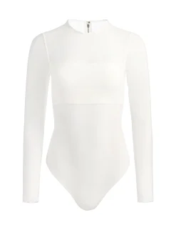 Alice and Olivia BODYSUITS*BANDEAU LONG SLEEVE BODYSUIT