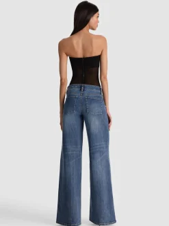 Alice and Olivia BODYSUITS*BANDEAU STRAPLESS BODYSUIT
