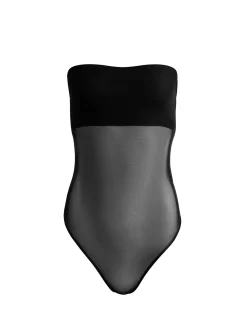 Alice and Olivia BODYSUITS*BANDEAU STRAPLESS BODYSUIT