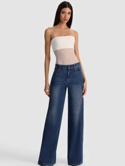 Alice and Olivia BODYSUITS*BANDEAU STRAPLESS BODYSUIT