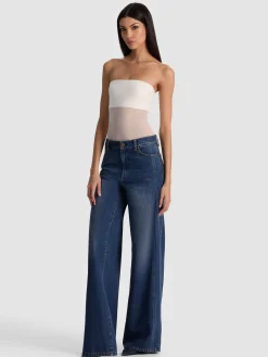 Alice and Olivia BODYSUITS*BANDEAU STRAPLESS BODYSUIT