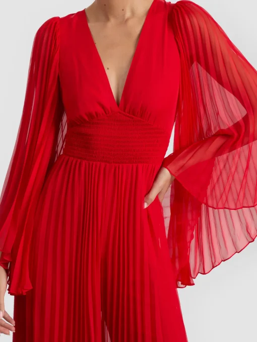 Alice and Olivia JUMPSUITS + ROMPERS*BENNET PLEATED JUMPSUIT