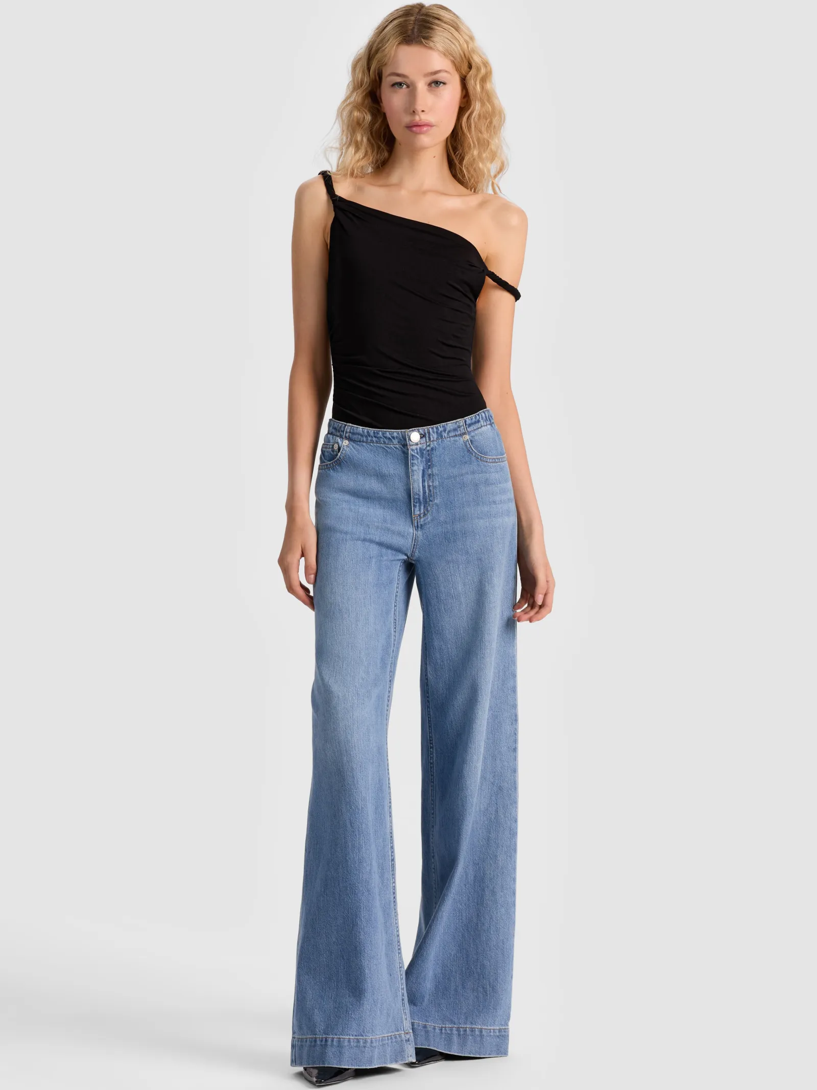 Alice and Olivia BODYSUITS*BIANCA TWISTED BODYSUIT