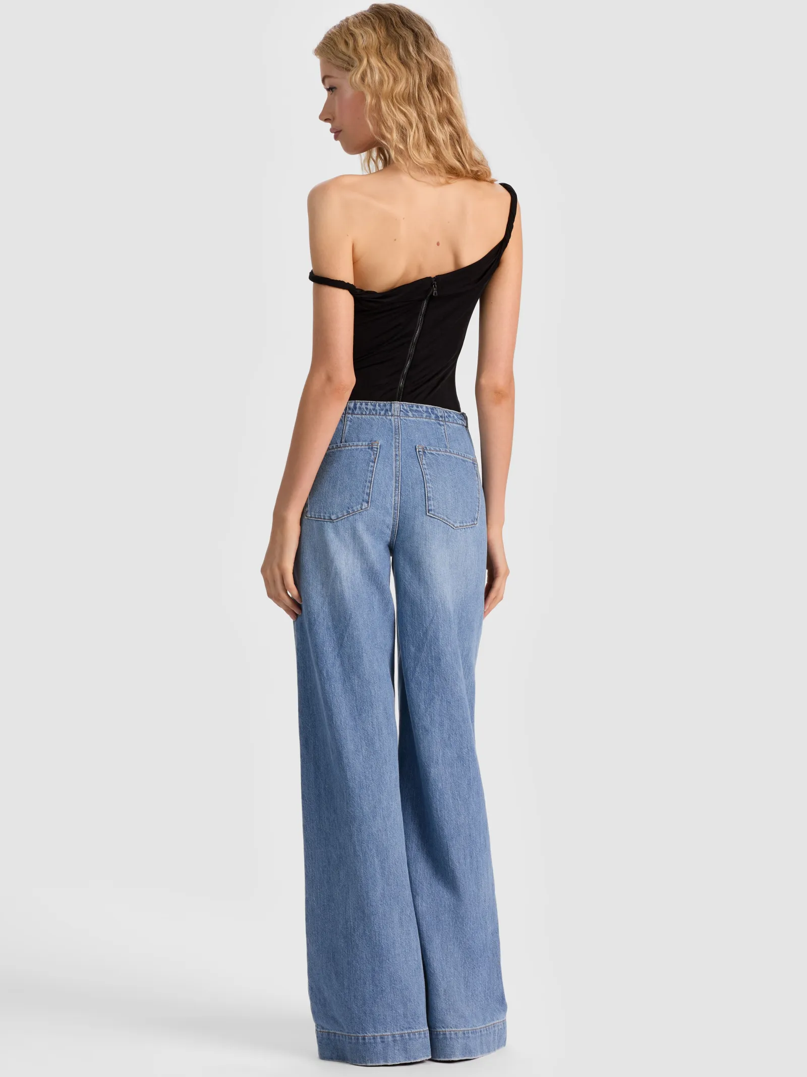 Alice and Olivia BODYSUITS*BIANCA TWISTED BODYSUIT