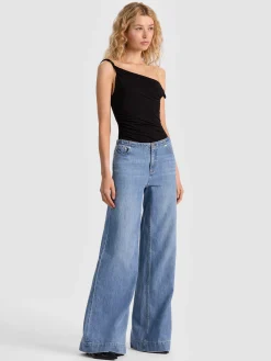 Alice and Olivia BODYSUITS*BIANCA TWISTED BODYSUIT