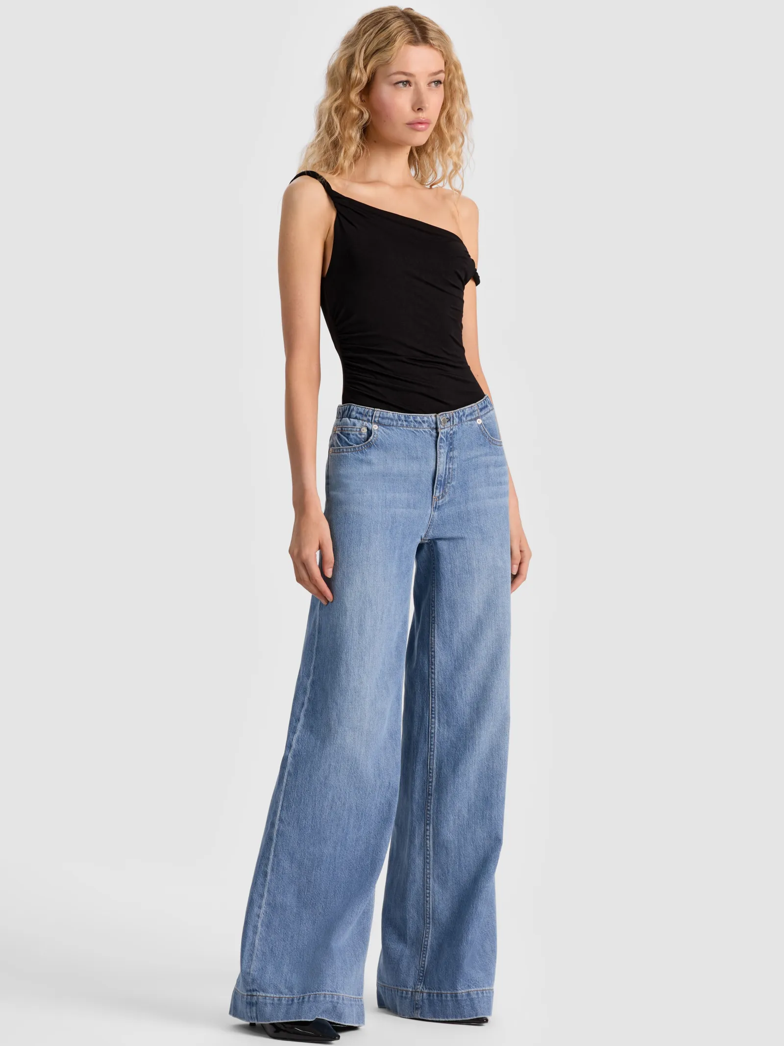 Alice and Olivia BODYSUITS*BIANCA TWISTED BODYSUIT