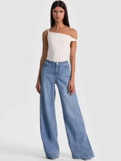 Alice and Olivia BODYSUITS*BIANCA TWISTED BODYSUIT