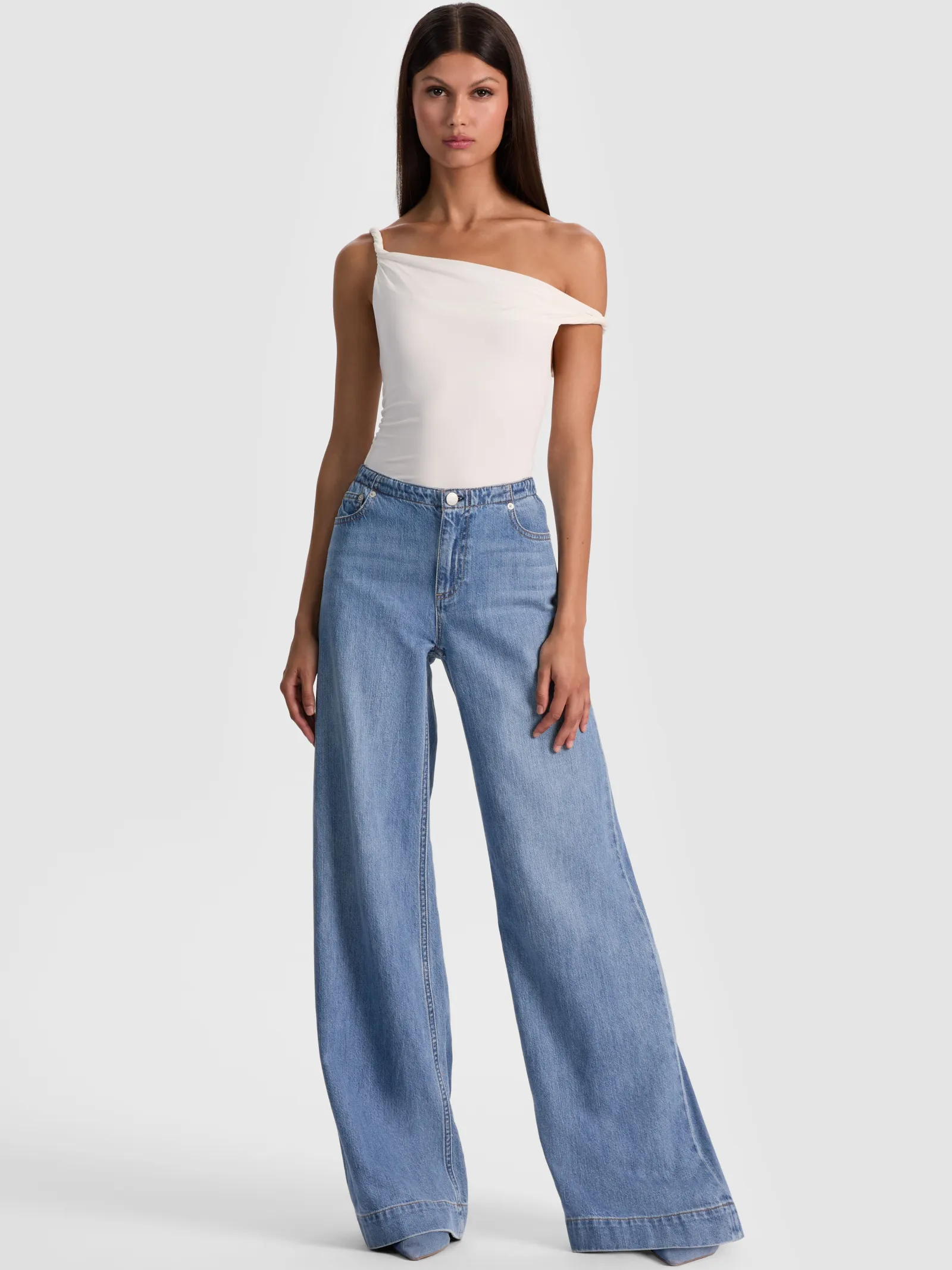 Alice and Olivia BODYSUITS*BIANCA TWISTED BODYSUIT