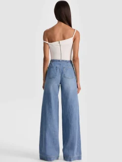 Alice and Olivia BODYSUITS*BIANCA TWISTED BODYSUIT