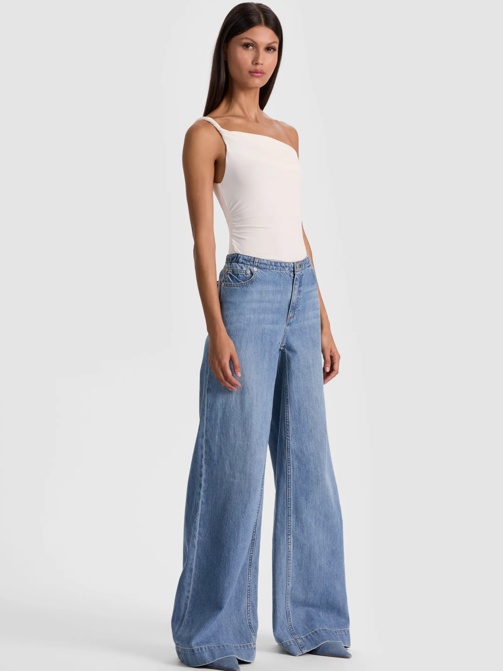 Alice and Olivia BODYSUITS*BIANCA TWISTED BODYSUIT