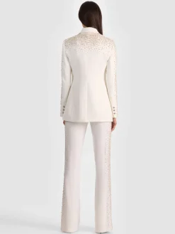 Alice and Olivia BLAZERS*BREANN EMBELLISHED FITTED BLAZER