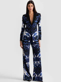 Alice and Olivia BLAZERS*BREANN PRINTED BLAZER