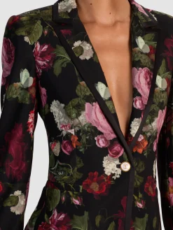 Alice and Olivia BLAZERS*BREANN PRINTED BLAZER