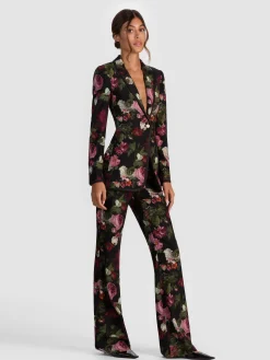 Alice and Olivia BLAZERS*BREANN PRINTED BLAZER