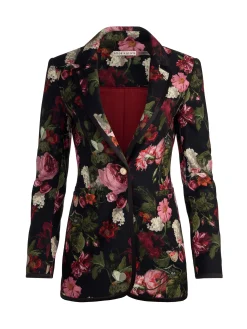 Alice and Olivia BLAZERS*BREANN PRINTED BLAZER