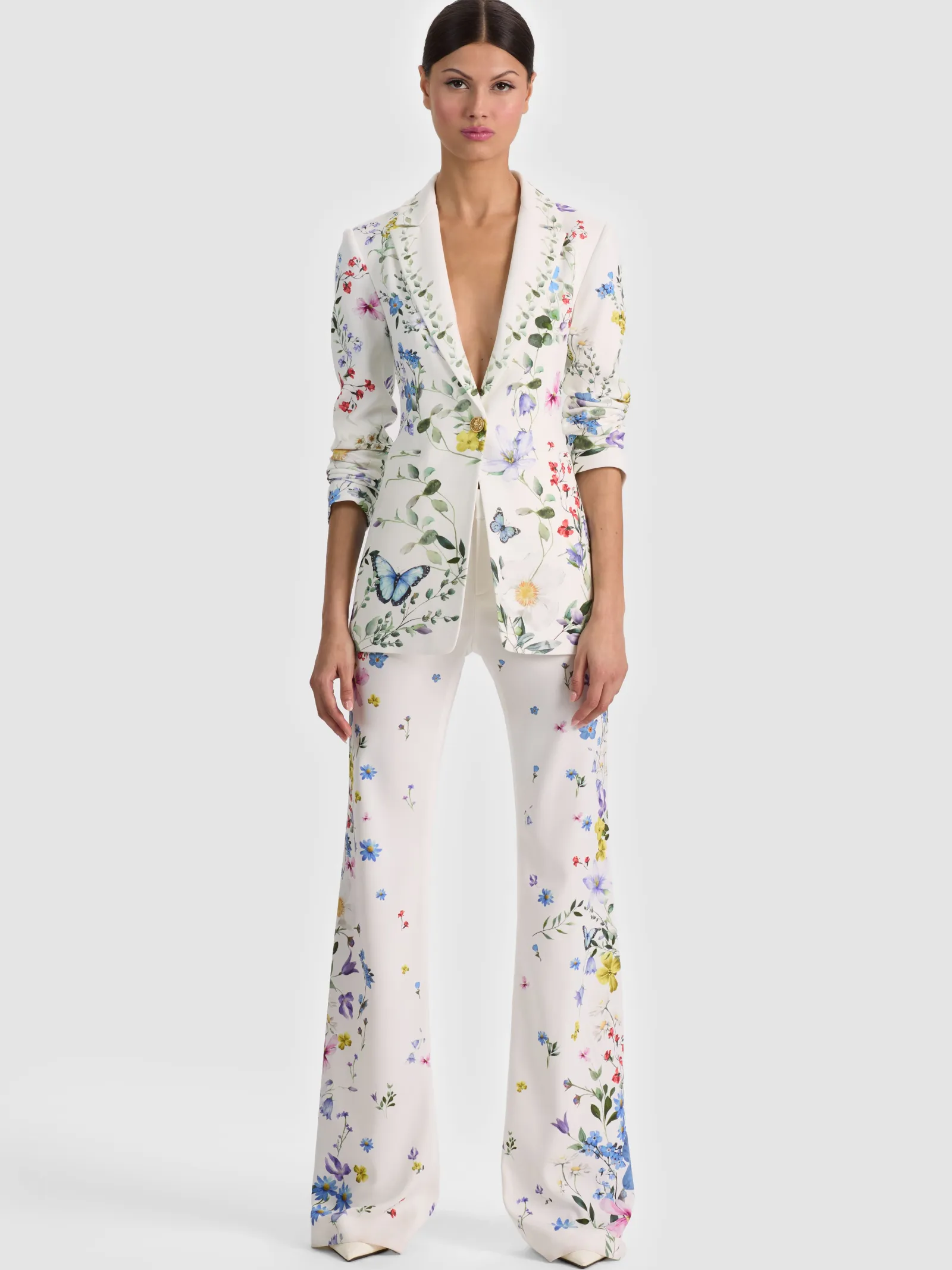 Alice and Olivia BLAZERS*BREANN PRINTED BLAZER