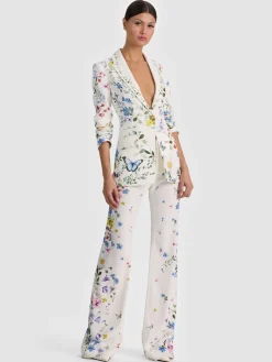 Alice and Olivia BLAZERS*BREANN PRINTED BLAZER