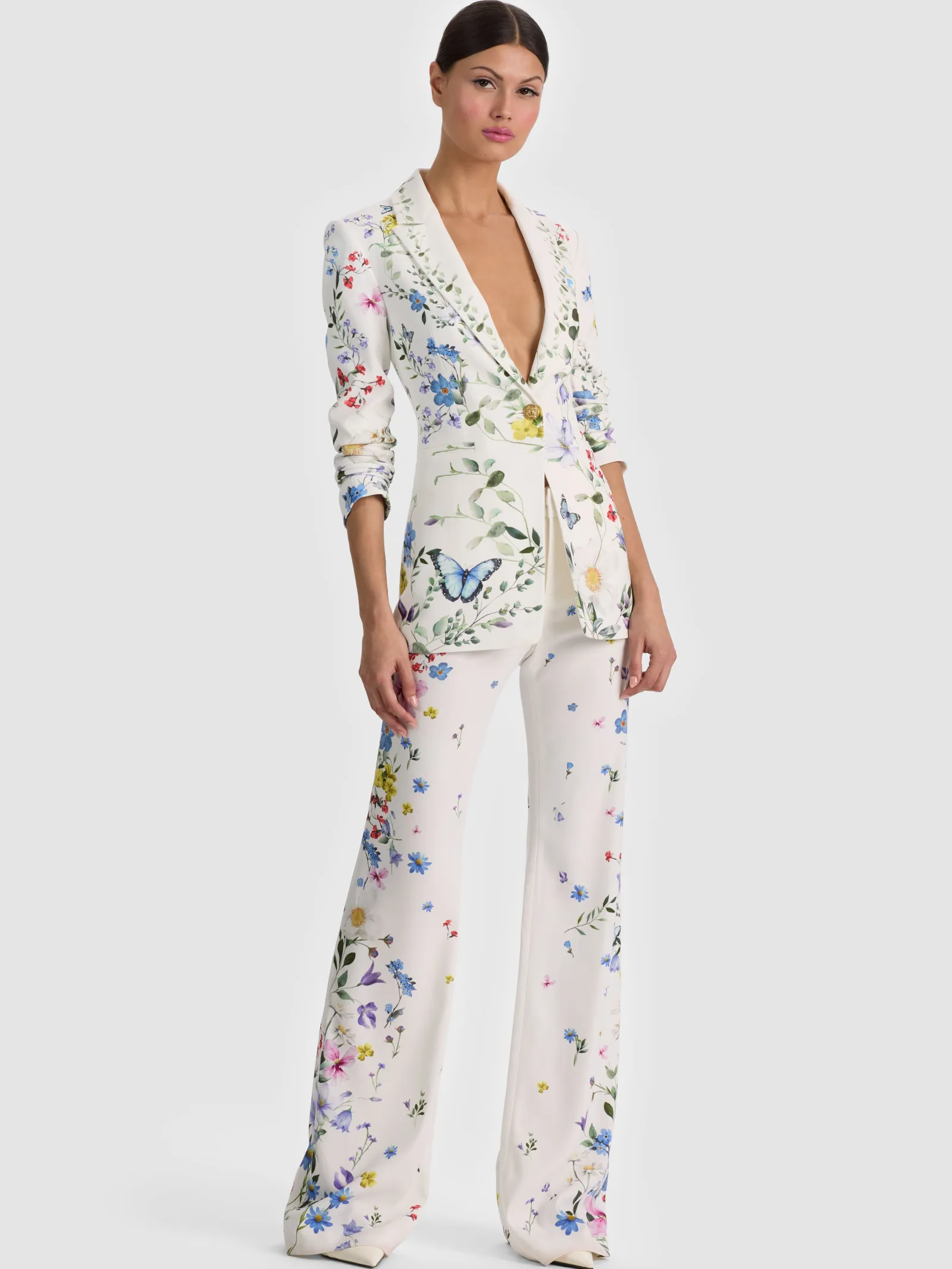 Alice and Olivia BLAZERS*BREANN PRINTED BLAZER