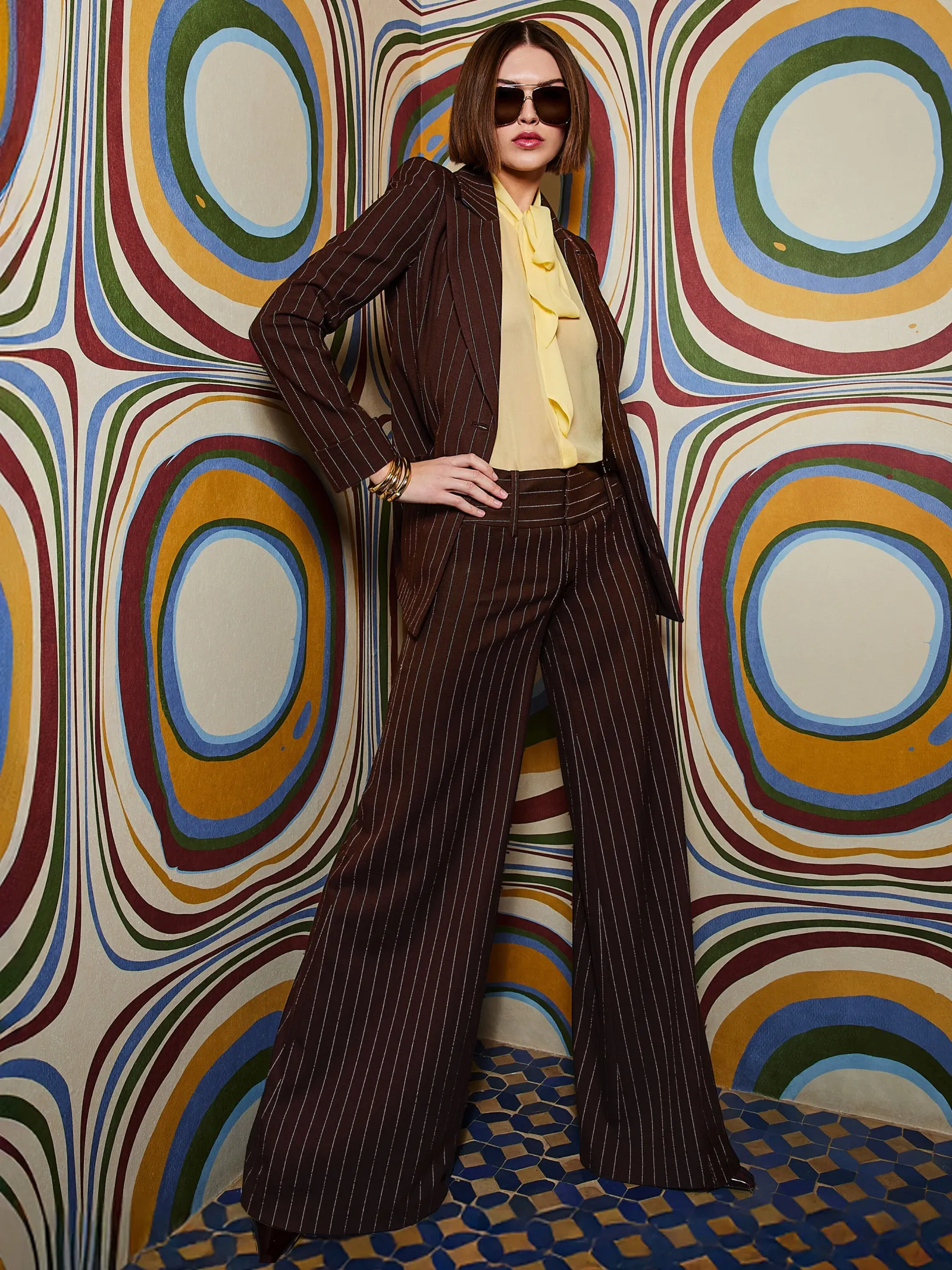Alice and Olivia BLAZERS*BURNS FITTED BLAZER