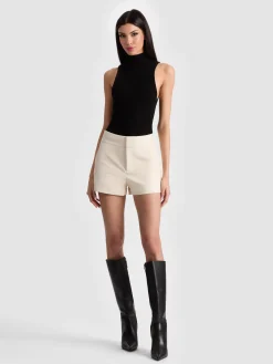 Alice and Olivia SHORTS*CADY LEATHER SHORT