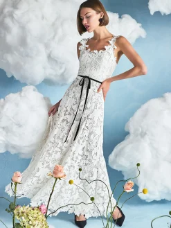 Alice and Olivia MAXI*CALLA LACE MAXI DRESS