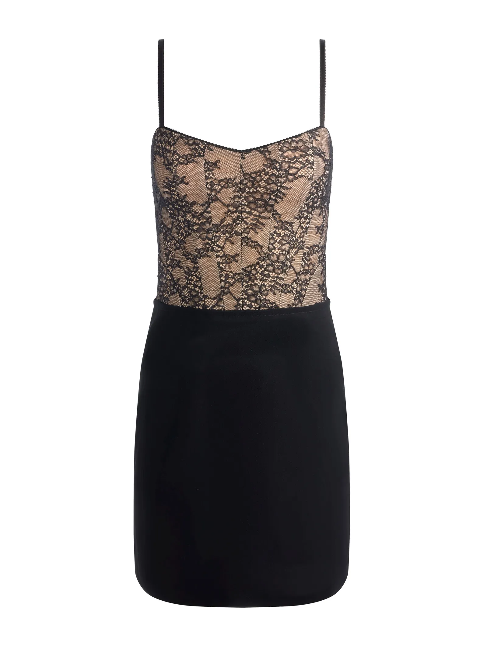Alice and Olivia MINI*CARLA LACE CORSET MINI DRESS