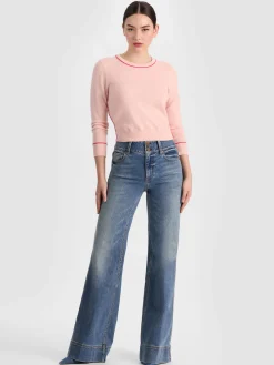 Alice and Olivia PULLOVERS*CAROLANN CASHMERE PULLOVER