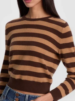 Alice and Olivia PULLOVERS*CAROLANN CASHMERE SHRUNKEN PULLOVER
