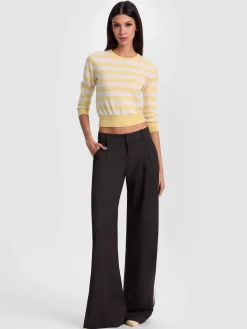 Alice and Olivia PULLOVERS*CAROLANN CASHMERE SHRUNKEN PULLOVER
