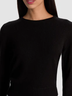 Alice and Olivia PULLOVERS*CAROLANN CASHMERE SHRUNKEN PULLOVER