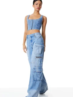 Alice and Olivia JEANS*CAY CARGO JEAN